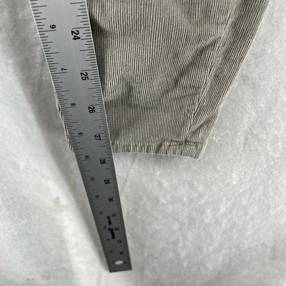 Hudson Pants Womens Sz 26 Taupe Gray Skinny Stretch Zip Mid Rise Pocket Corduroy - Picture 5 of 13